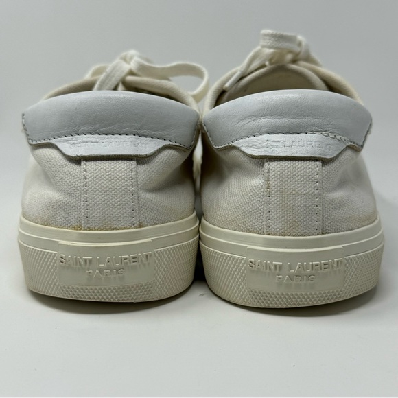 SAINT LAURENT canvas Low-Top Sneakers size 41 - Picture 4 of 9